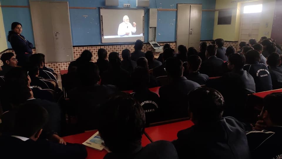 SJPians ATTENDED LIVE TELECAST OF PARIKSHA PE CHARCHA 2020
