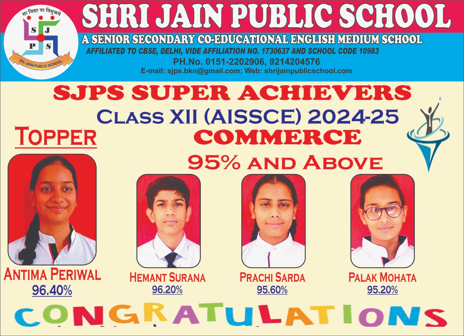 SJPS SUPER ACHIVERS - 2024-25