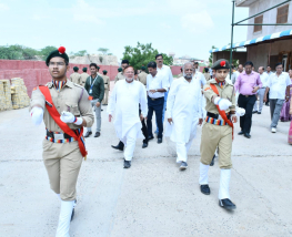 INAUGURATION OF SJPS PAVILION AND FELICITATION OF SUPER ACHIEVERS BY DR B.D KALLA AT SJPS