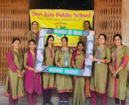 SWACHHATA HI SEVA CAMPAIGN AT SJPS :2023 SWACHHATA PLEDGE EK KADAM SWACHHATA KI AUR