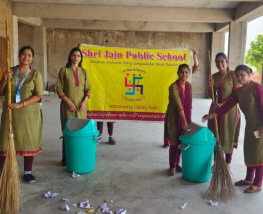 SWACHHATA HI SEVA CAMPAIGN AT SJPS :2023 SWACHHATA PLEDGE EK KADAM SWACHHATA KI AUR