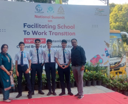 INNOVATIVE PROJECTION OF SJPS 2023 CBSE SKILL EXPO NATIONAL GUIDANCE FESTIVAL