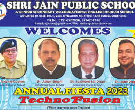 ELECTRIFYING ANNUAL FIESTA CELEBRATION AT SJPS 2023 THEME VASUDHAIVA KUTUMBAKAM AND TECHNO FUSION HONOURABLE GUESTS