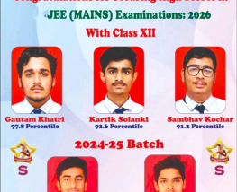 Congratulations for securing High Scores in JEE (MAINS) Examination: 2026