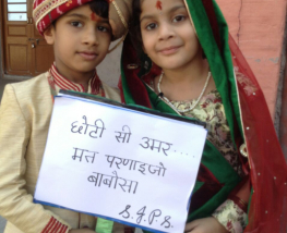 Say no to child marriage